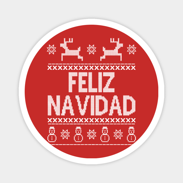 feliz navidad Magnet by crackdesign